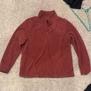 Eddie Bauer Rust Red Pullover Sweater